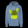 Unisex Garment-Dyed Lightweight Fleece Hooded Sweatshirt Thumbnail