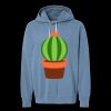 Unisex Garment-Dyed Lightweight Fleece Hooded Sweatshirt Thumbnail