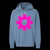 Unisex Garment-Dyed Lightweight Fleece Hooded Sweatshirt Thumbnail