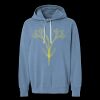 Unisex Garment-Dyed Lightweight Fleece Hooded Sweatshirt Thumbnail