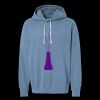 Unisex Garment-Dyed Lightweight Fleece Hooded Sweatshirt Thumbnail