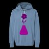 Unisex Garment-Dyed Lightweight Fleece Hooded Sweatshirt Thumbnail