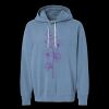 Unisex Garment-Dyed Lightweight Fleece Hooded Sweatshirt Thumbnail