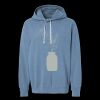 Unisex Garment-Dyed Lightweight Fleece Hooded Sweatshirt Thumbnail