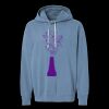 Unisex Garment-Dyed Lightweight Fleece Hooded Sweatshirt Thumbnail
