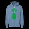 Unisex Garment-Dyed Lightweight Fleece Hooded Sweatshirt Thumbnail