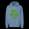 Unisex Garment-Dyed Lightweight Fleece Hooded Sweatshirt Thumbnail