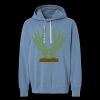 Unisex Garment-Dyed Lightweight Fleece Hooded Sweatshirt Thumbnail