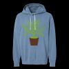 Unisex Garment-Dyed Lightweight Fleece Hooded Sweatshirt Thumbnail