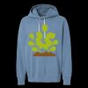 Unisex Garment-Dyed Lightweight Fleece Hooded Sweatshirt Thumbnail