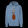 Unisex Garment-Dyed Lightweight Fleece Hooded Sweatshirt Thumbnail