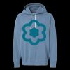Unisex Garment-Dyed Lightweight Fleece Hooded Sweatshirt Thumbnail