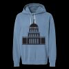 Unisex Garment-Dyed Lightweight Fleece Hooded Sweatshirt Thumbnail
