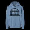Unisex Garment-Dyed Lightweight Fleece Hooded Sweatshirt Thumbnail