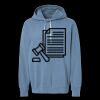 Unisex Garment-Dyed Lightweight Fleece Hooded Sweatshirt Thumbnail
