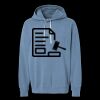 Unisex Garment-Dyed Lightweight Fleece Hooded Sweatshirt Thumbnail