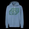 Unisex Garment-Dyed Lightweight Fleece Hooded Sweatshirt Thumbnail