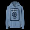 Unisex Garment-Dyed Lightweight Fleece Hooded Sweatshirt Thumbnail