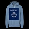 Unisex Garment-Dyed Lightweight Fleece Hooded Sweatshirt Thumbnail