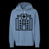 Unisex Garment-Dyed Lightweight Fleece Hooded Sweatshirt Thumbnail