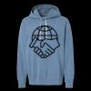 Unisex Garment-Dyed Lightweight Fleece Hooded Sweatshirt Thumbnail