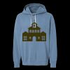 Unisex Garment-Dyed Lightweight Fleece Hooded Sweatshirt Thumbnail