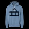 Unisex Garment-Dyed Lightweight Fleece Hooded Sweatshirt Thumbnail