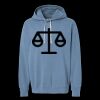 Unisex Garment-Dyed Lightweight Fleece Hooded Sweatshirt Thumbnail
