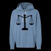 Unisex Garment-Dyed Lightweight Fleece Hooded Sweatshirt Thumbnail