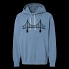 Unisex Garment-Dyed Lightweight Fleece Hooded Sweatshirt Thumbnail
