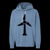 Unisex Garment-Dyed Lightweight Fleece Hooded Sweatshirt Thumbnail
