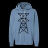 Unisex Garment-Dyed Lightweight Fleece Hooded Sweatshirt Thumbnail