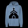 Unisex Garment-Dyed Lightweight Fleece Hooded Sweatshirt Thumbnail