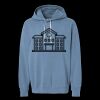 Unisex Garment-Dyed Lightweight Fleece Hooded Sweatshirt Thumbnail