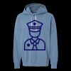 Unisex Garment-Dyed Lightweight Fleece Hooded Sweatshirt Thumbnail