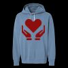Unisex Garment-Dyed Lightweight Fleece Hooded Sweatshirt Thumbnail