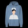 Unisex Garment-Dyed Lightweight Fleece Hooded Sweatshirt Thumbnail