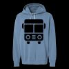 Unisex Garment-Dyed Lightweight Fleece Hooded Sweatshirt Thumbnail