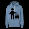 Unisex Garment-Dyed Lightweight Fleece Hooded Sweatshirt Thumbnail