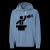 Unisex Garment-Dyed Lightweight Fleece Hooded Sweatshirt Thumbnail