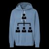 Unisex Garment-Dyed Lightweight Fleece Hooded Sweatshirt Thumbnail