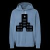 Unisex Garment-Dyed Lightweight Fleece Hooded Sweatshirt Thumbnail