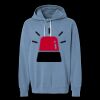Unisex Garment-Dyed Lightweight Fleece Hooded Sweatshirt Thumbnail