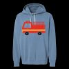 Unisex Garment-Dyed Lightweight Fleece Hooded Sweatshirt Thumbnail