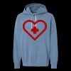 Unisex Garment-Dyed Lightweight Fleece Hooded Sweatshirt Thumbnail