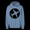 Unisex Garment-Dyed Lightweight Fleece Hooded Sweatshirt Thumbnail