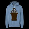 Unisex Garment-Dyed Lightweight Fleece Hooded Sweatshirt Thumbnail