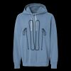 Unisex Garment-Dyed Lightweight Fleece Hooded Sweatshirt Thumbnail