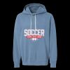 Unisex Garment-Dyed Lightweight Fleece Hooded Sweatshirt Thumbnail