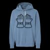 Unisex Garment-Dyed Lightweight Fleece Hooded Sweatshirt Thumbnail